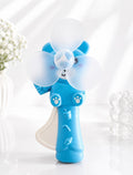 F08: Bear Handheld Mini Fan –Blue Fan
