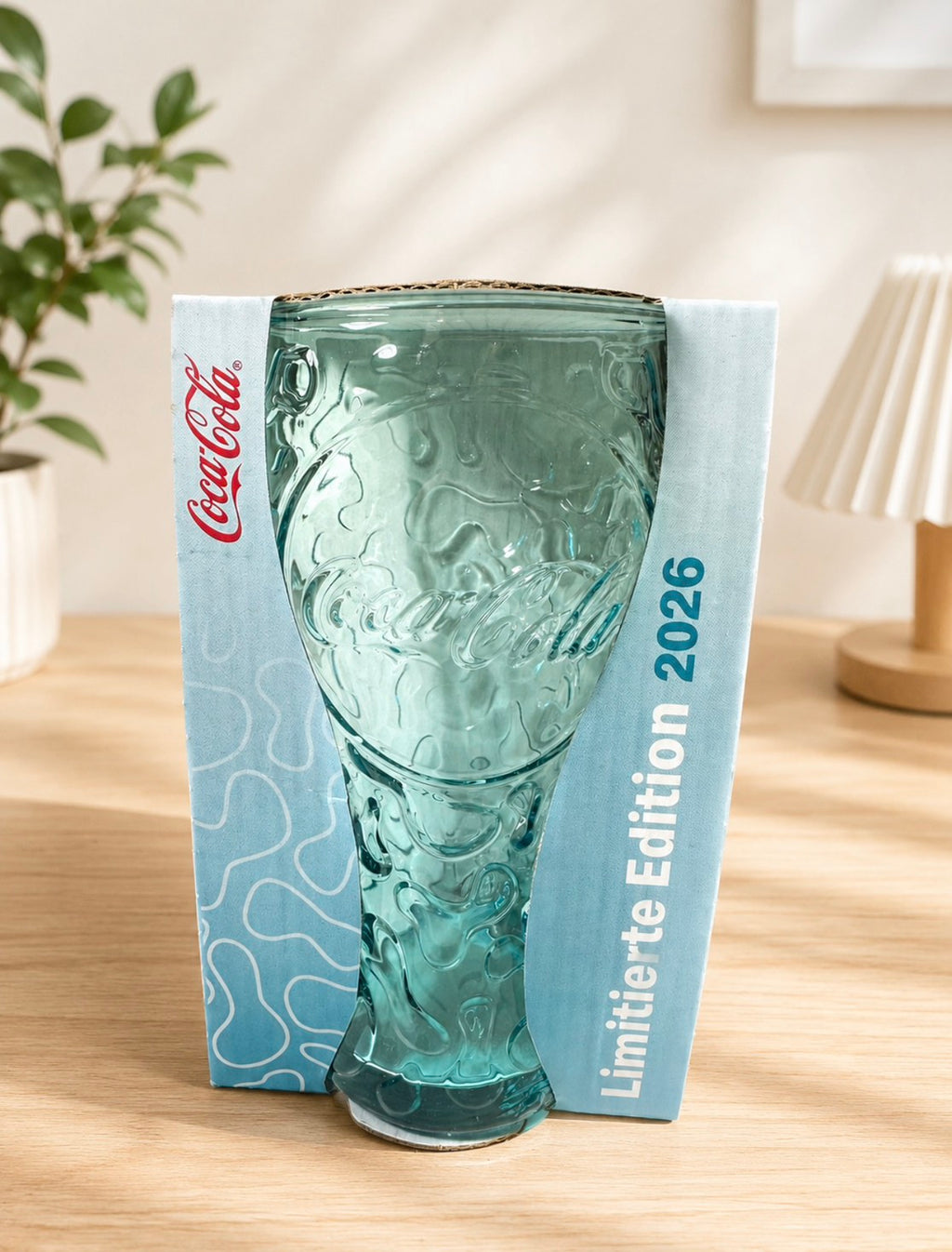 F25: Coca-Cola Limited Edition 2026 Collectible Glass – McDonald's Exclusive (Blue)