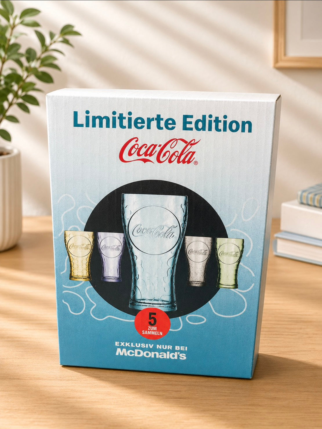 F25: Coca-Cola Limited Edition 2026 Collectible Glass – McDonald's Exclusive (Blue)